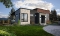 front - BASE MODEL - Modern economical bungalow with walkout basement, 2 bedroom and central fireplace - Zenia