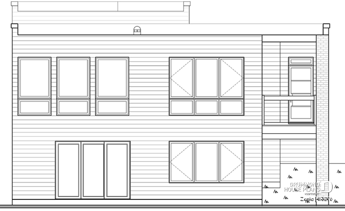rear elevation - Zenia