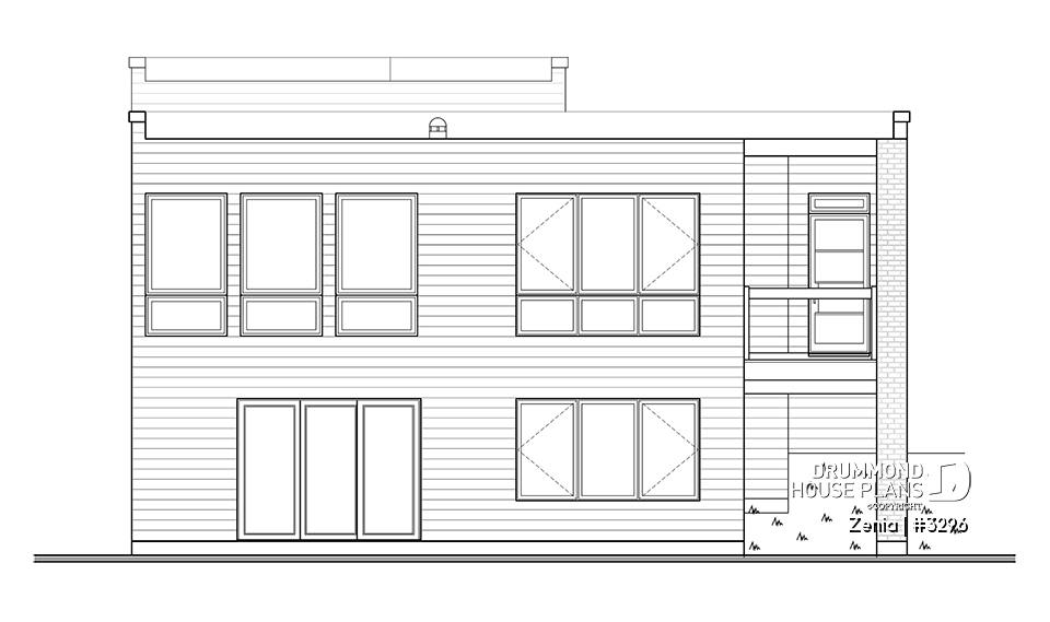 rear elevation - Zenia