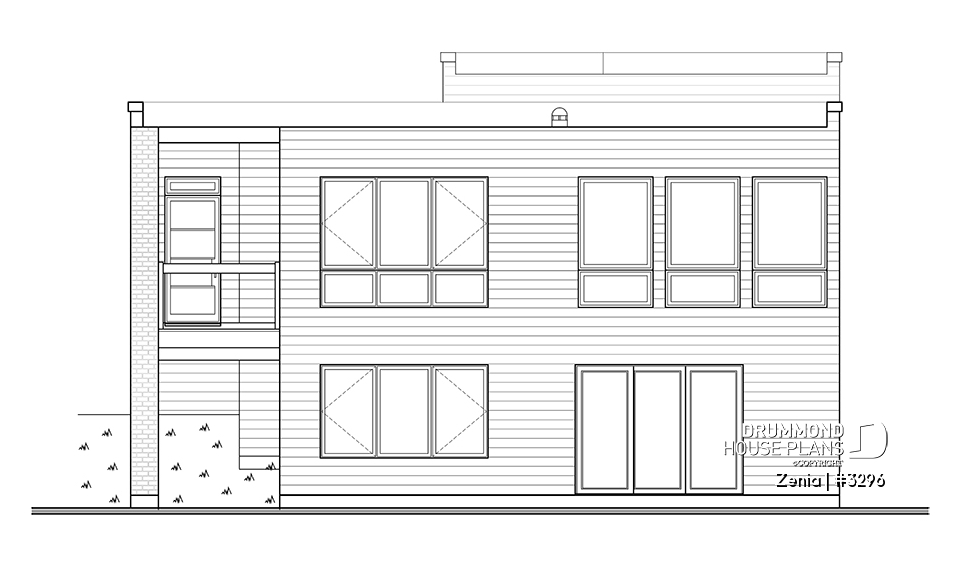 rear elevation - Zenia