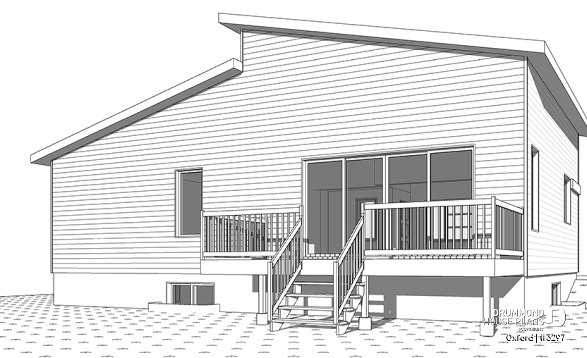 rear elevation - Oxford