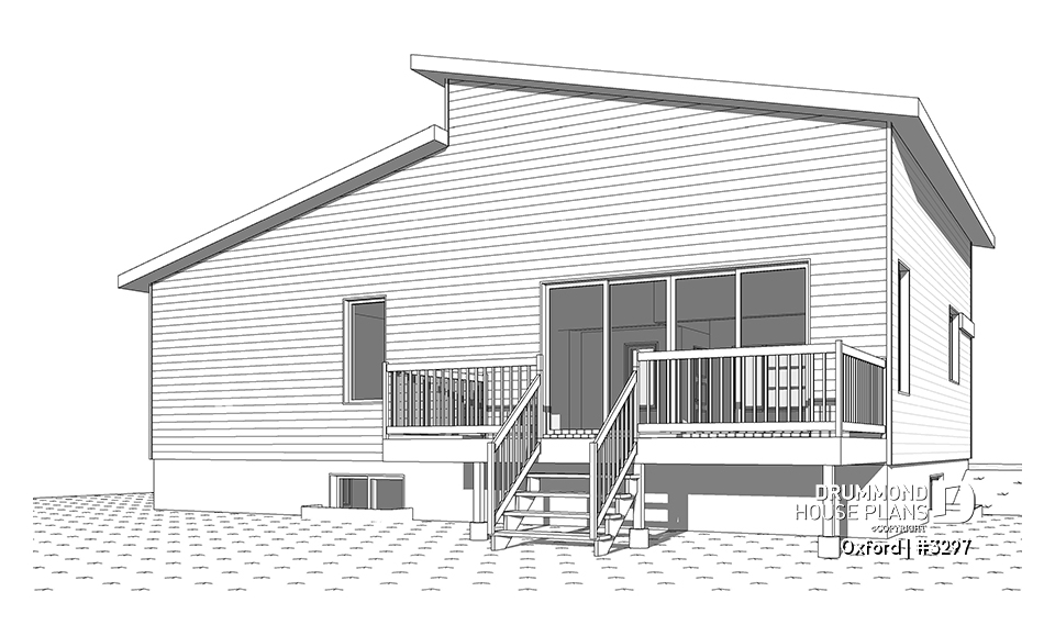 rear elevation - Oxford