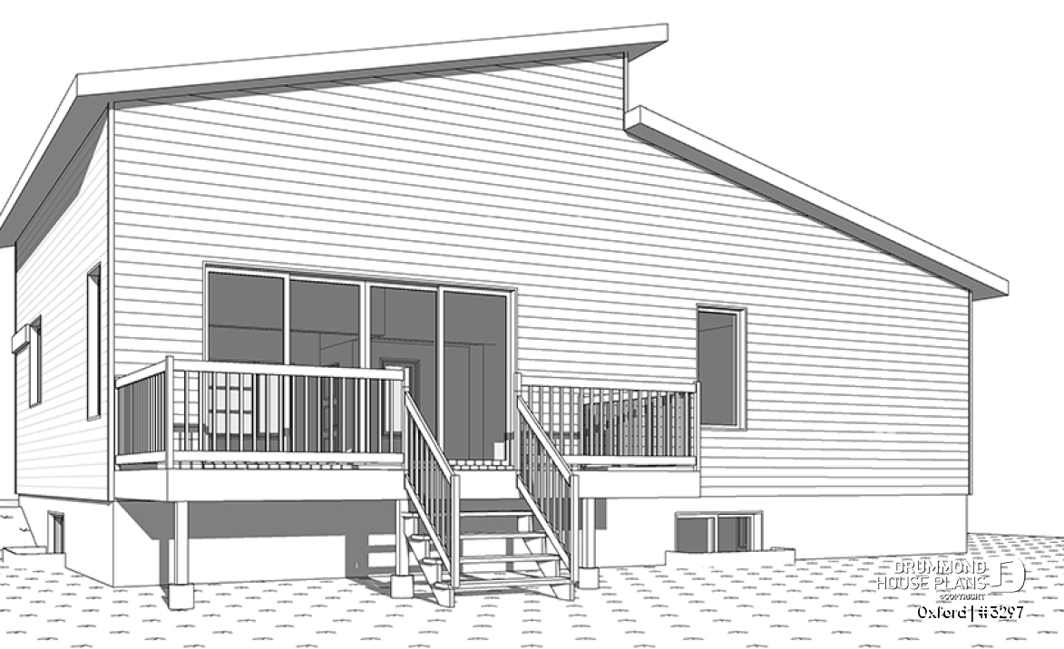 rear elevation - Oxford