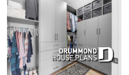 Photo thumbnail Walk-in closet - Plan 3297-V1