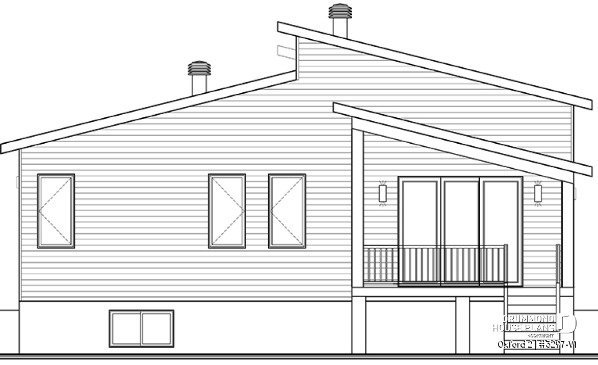 rear elevation - Oxford 2