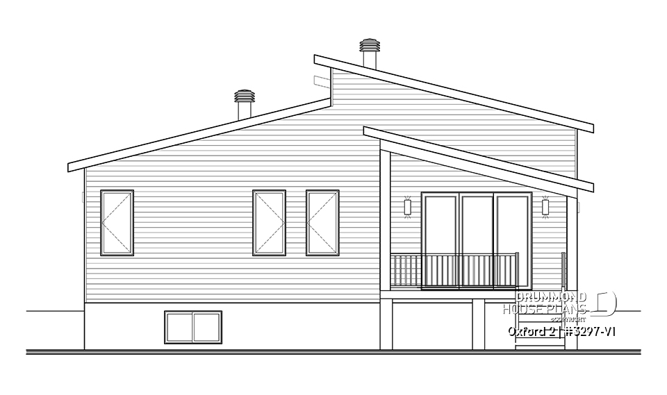 rear elevation - Oxford 2