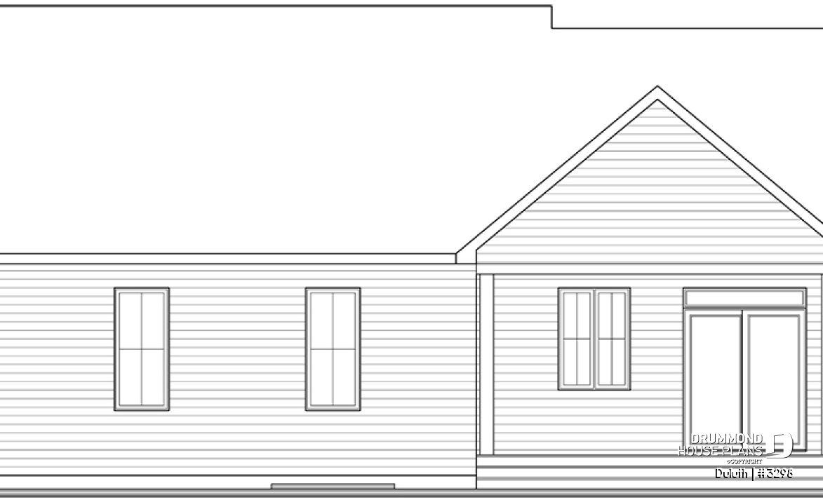 rear elevation - Duluth