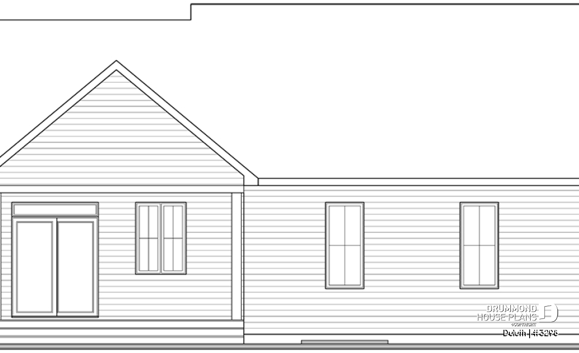 rear elevation - Duluth