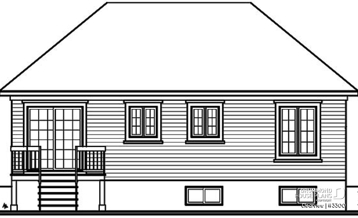 rear elevation - Clearview