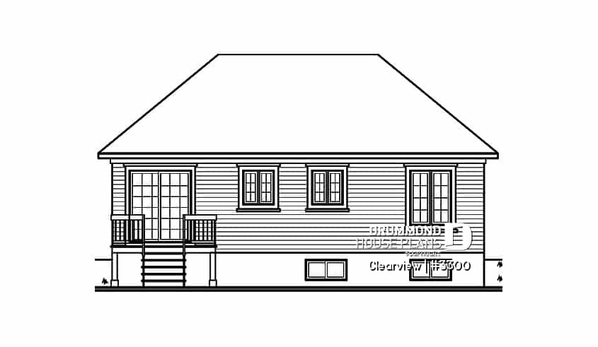 rear elevation - Clearview