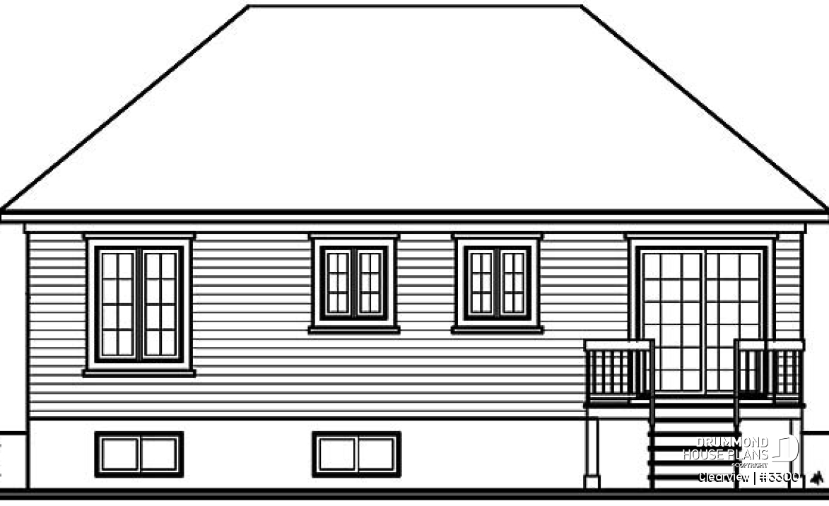 rear elevation - Clearview
