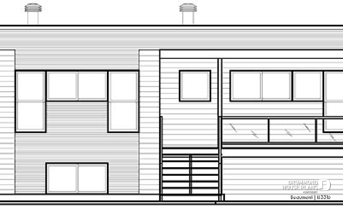 rear elevation - Beaumont
