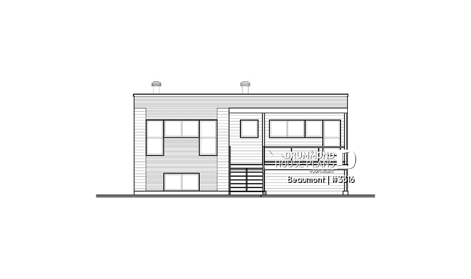 rear elevation - Beaumont