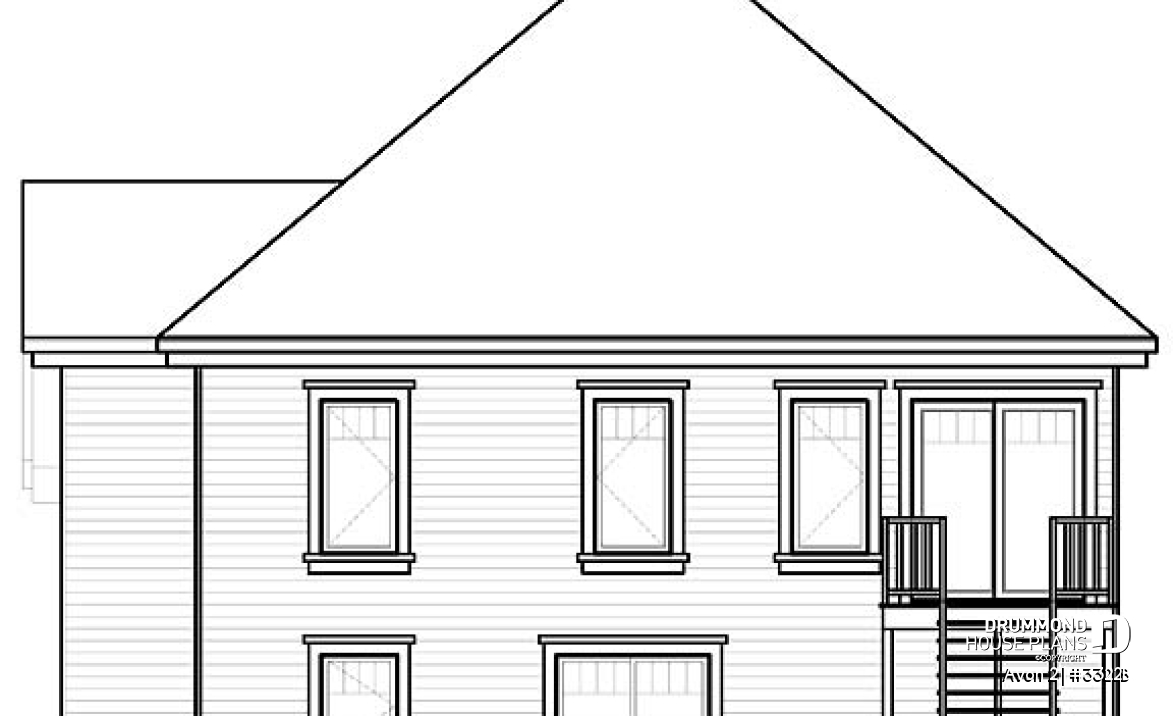 rear elevation - Avon 2