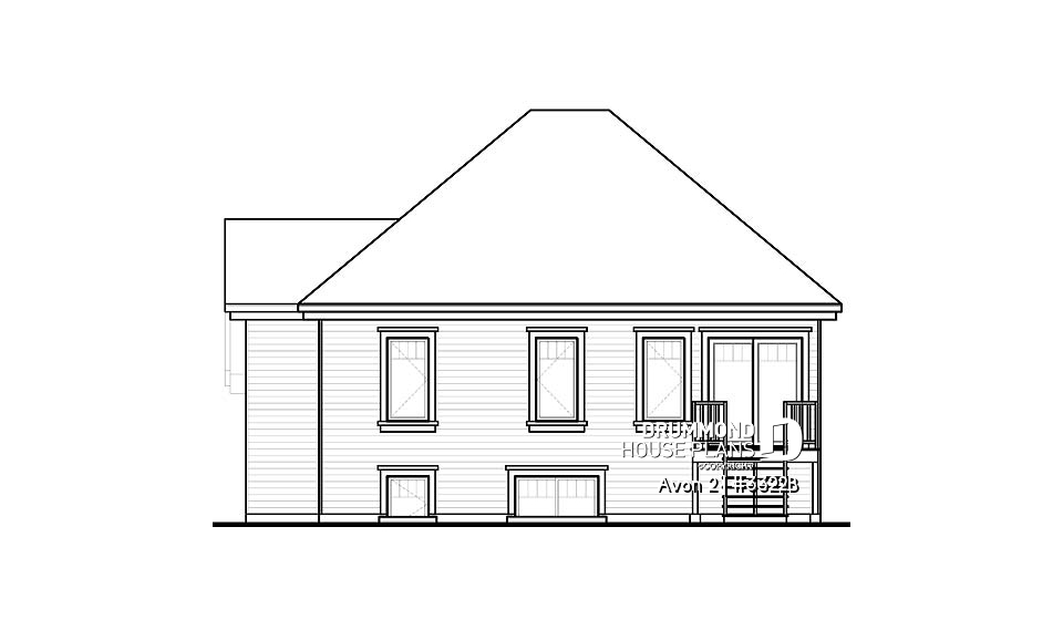 rear elevation - Avon 2