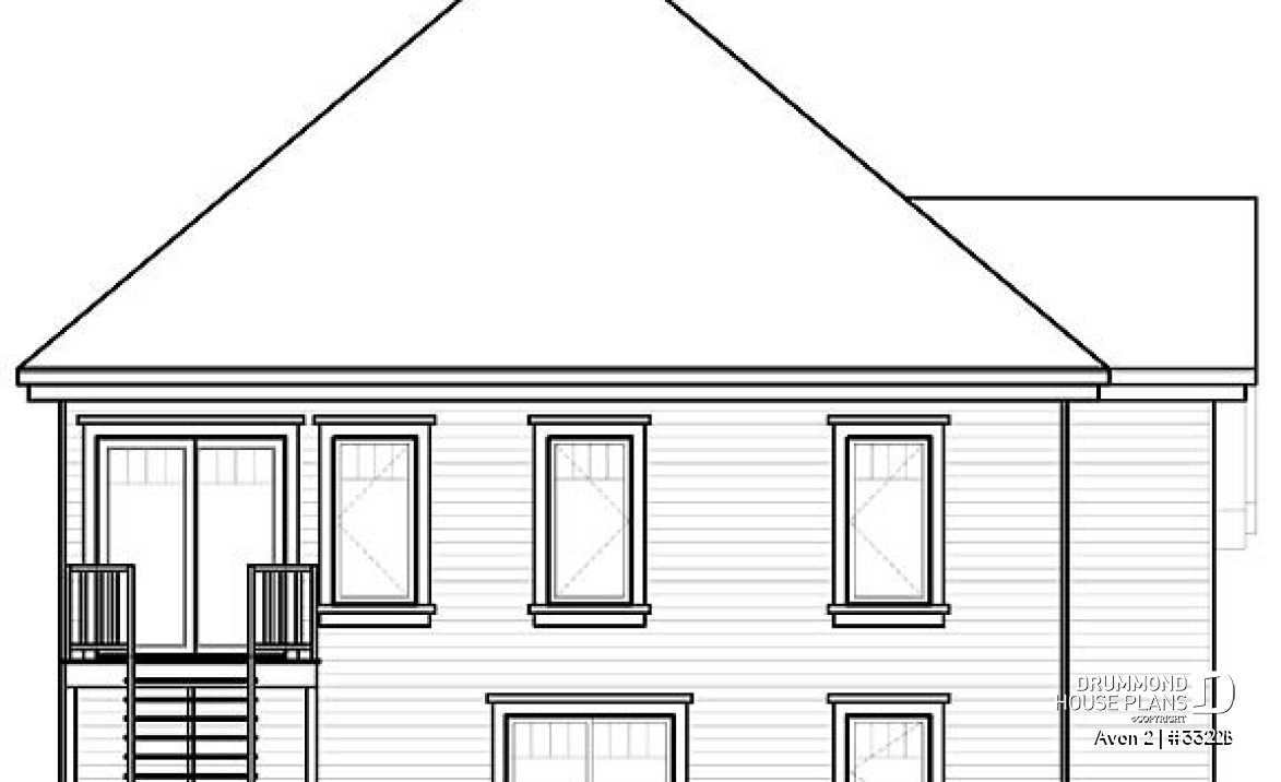 rear elevation - Avon 2