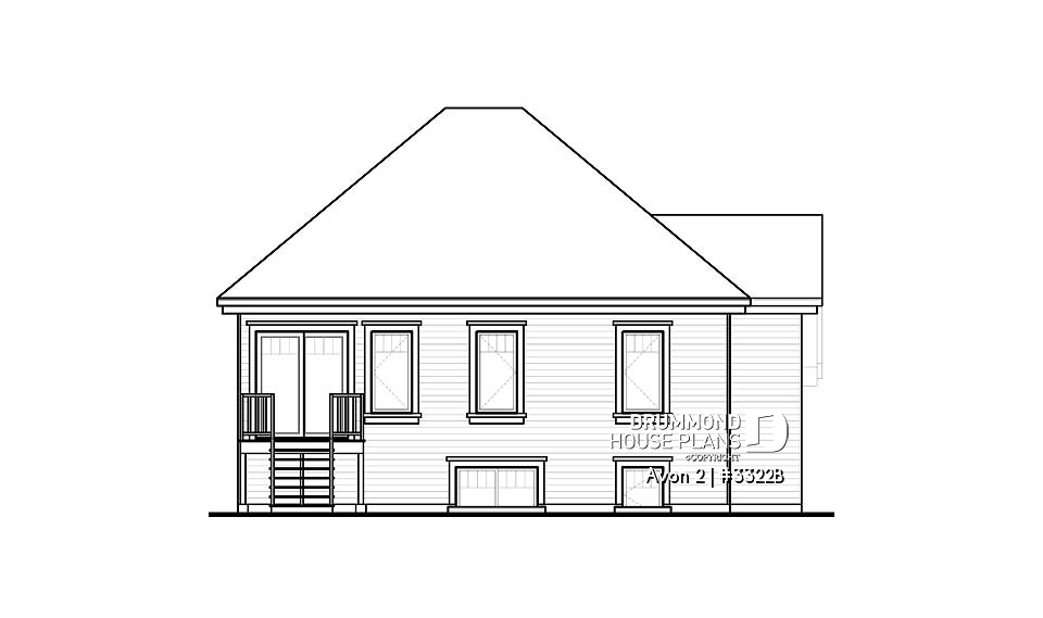 rear elevation - Avon 2