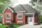 front - BASE MODEL - 3 to 4 bedroom split level house plan with basement appartment, 2 family rooms for main apartement, open floor - Aspendale 5