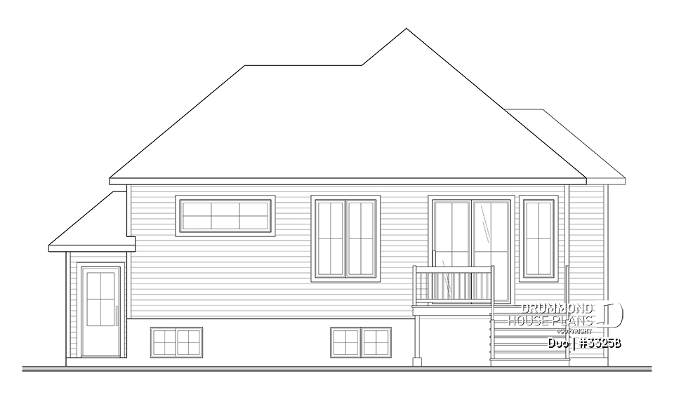 Rear view - BASE MODEL - Duo