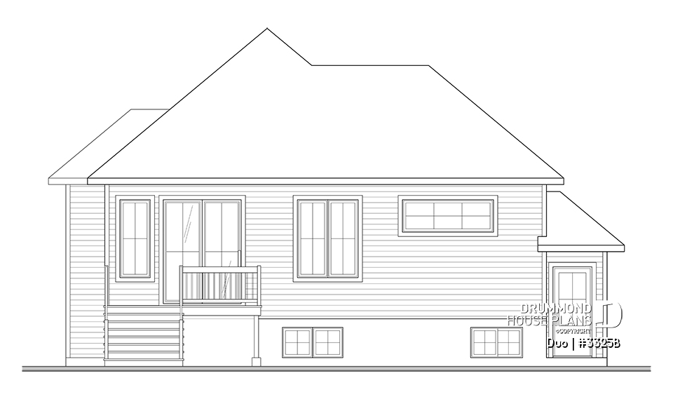 Rear view - BASE MODEL - Duo