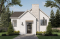 front - BASE MODEL - Small split level modern farmhouse, master suite on main floor, optional finished basement - Newland