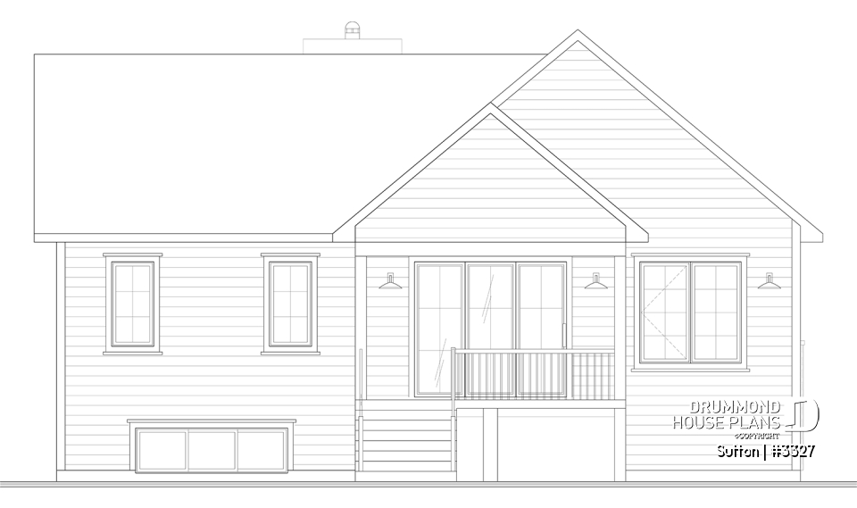 rear elevation - Sutton