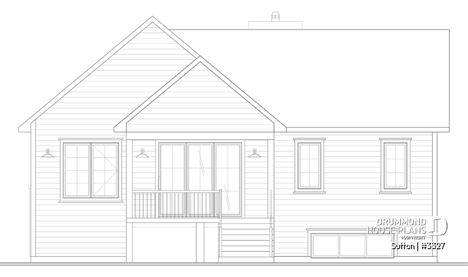 rear elevation - Sutton