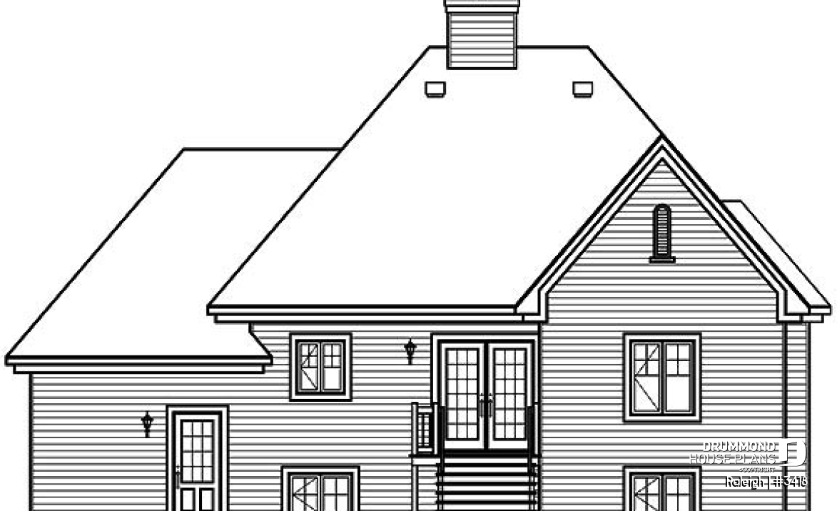 rear elevation - Raleigh