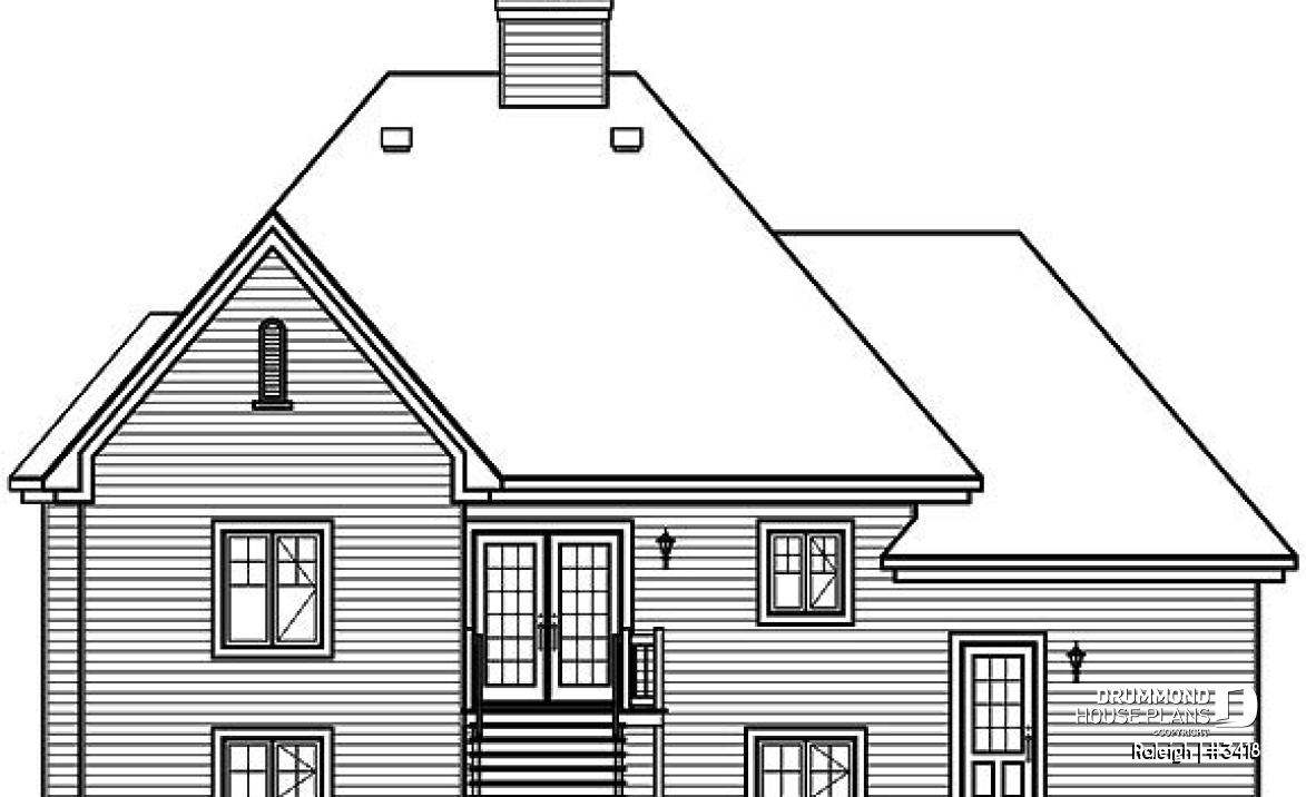 rear elevation - Raleigh