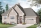 front - BASE MODEL - Split level country home, 2 to 4 bedrooms, 2 family rooms, central fireplace, ample storage, garage - Raleigh 2