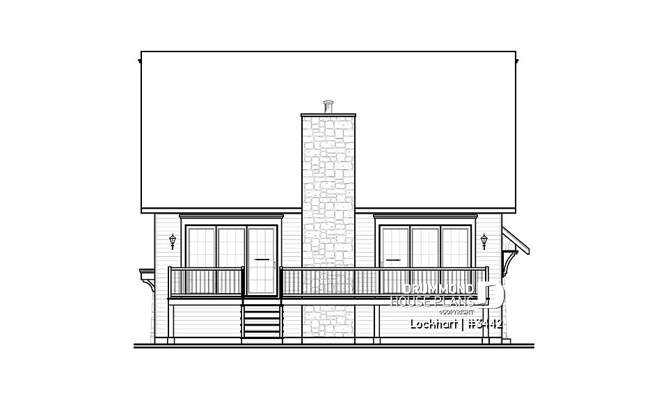 rear elevation - Lockhart
