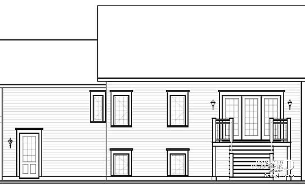 rear elevation - Carling
