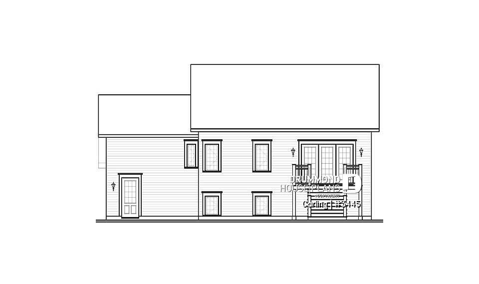 rear elevation - Carling