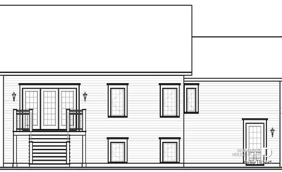 rear elevation - Carling