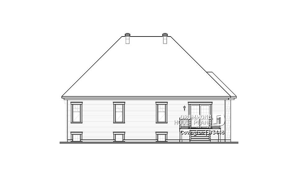 rear elevation - Covington