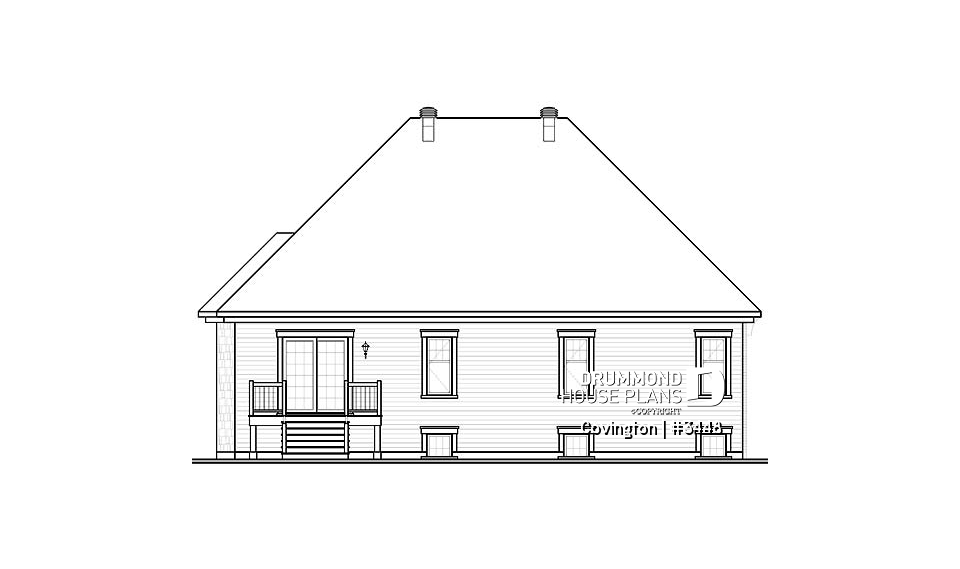 rear elevation - Covington