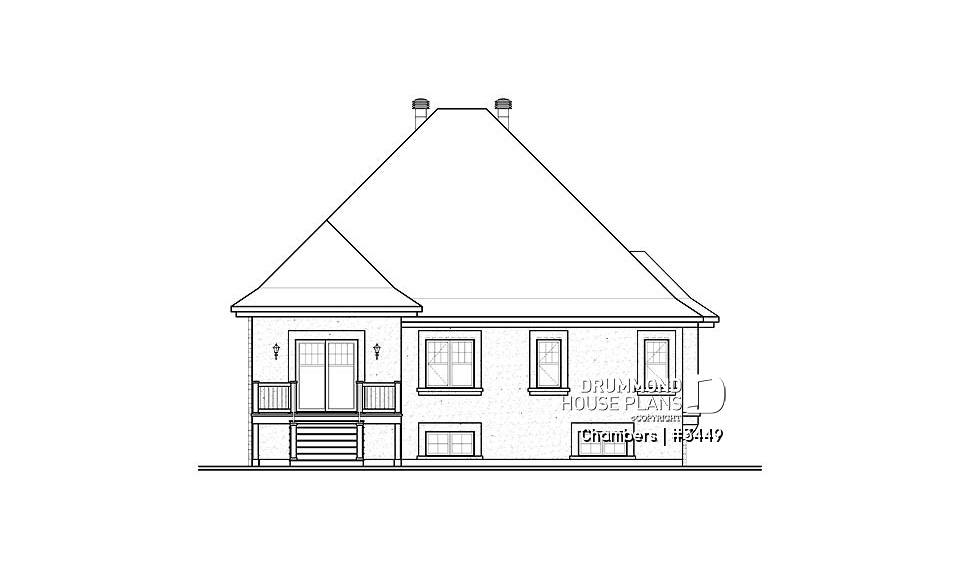 rear elevation - Chambers