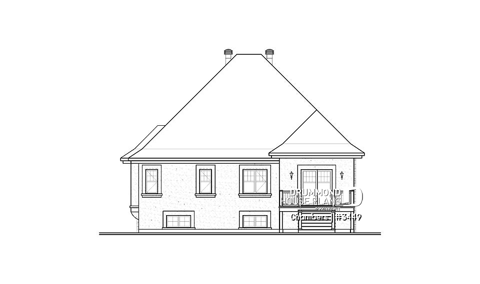 rear elevation - Chambers