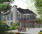 Rear view - BASE MODEL - Cottage style house plan with 2+ bedrooms, great open layout, garage, cathedral ceiling - Rockspring 2