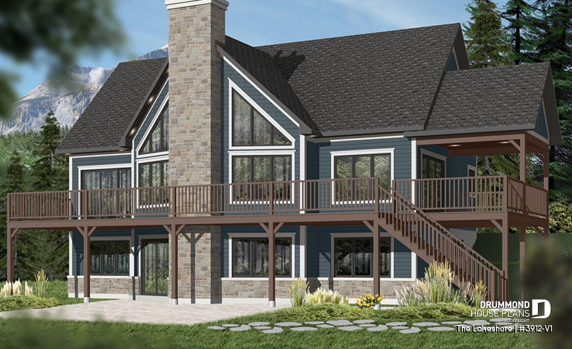 Color version 4 - Rear - The Lakeshore