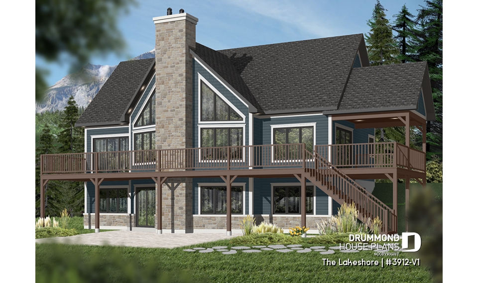 Color version 4 - Rear - The Lakeshore