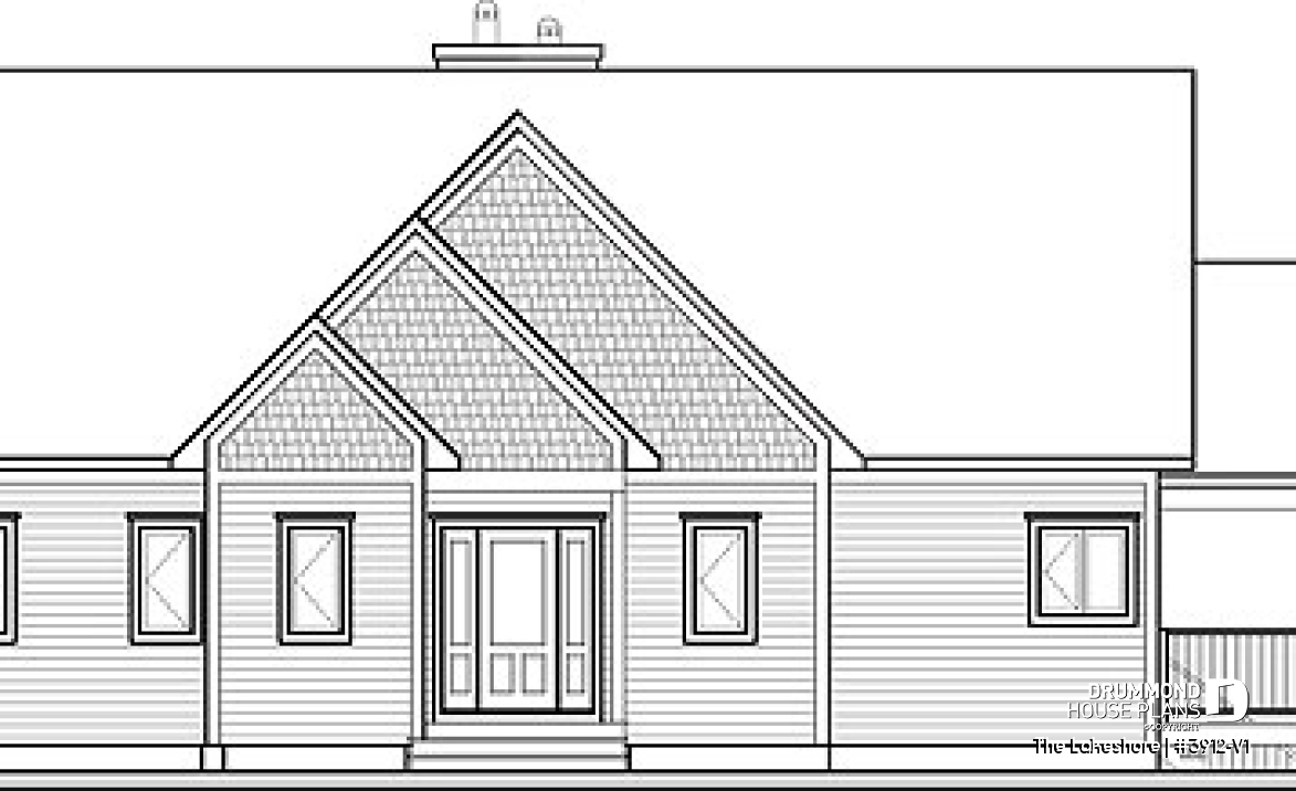 front elevation - The Lakeshore