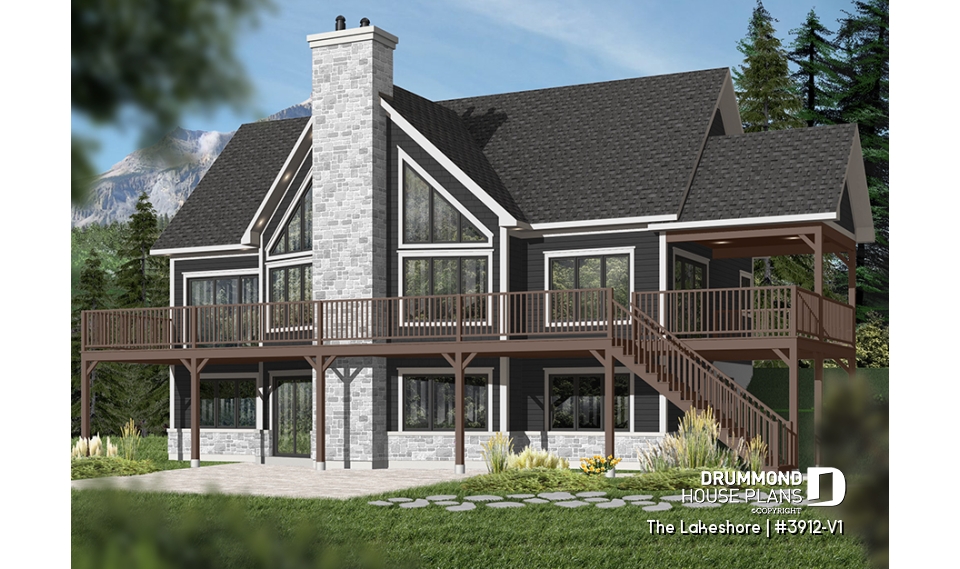 Rear view - BASE MODEL - The Lakeshore