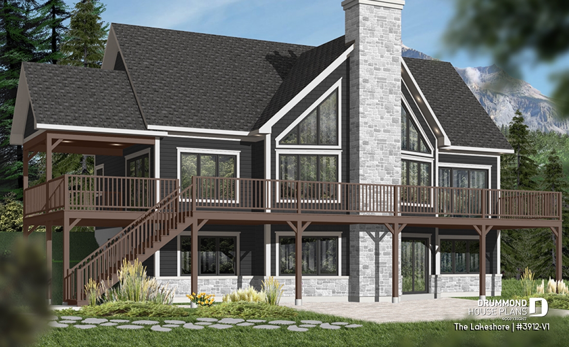 Rear view - BASE MODEL - The Lakeshore