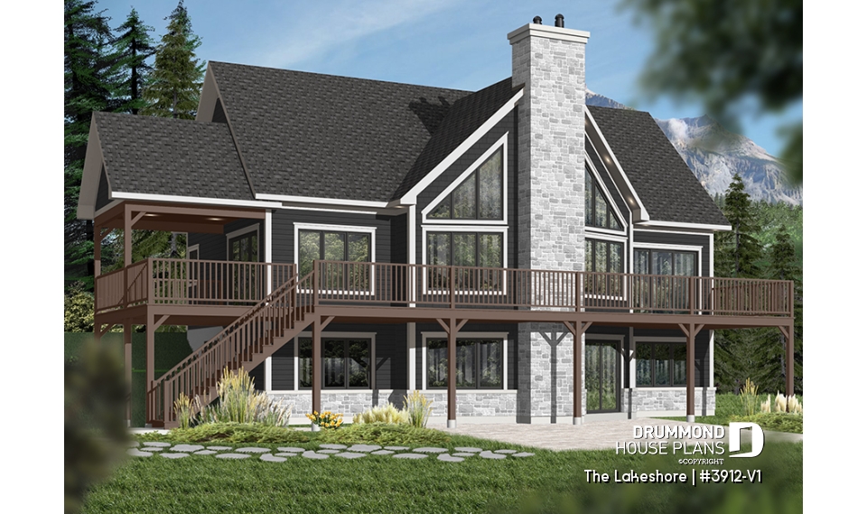 Rear view - BASE MODEL - The Lakeshore