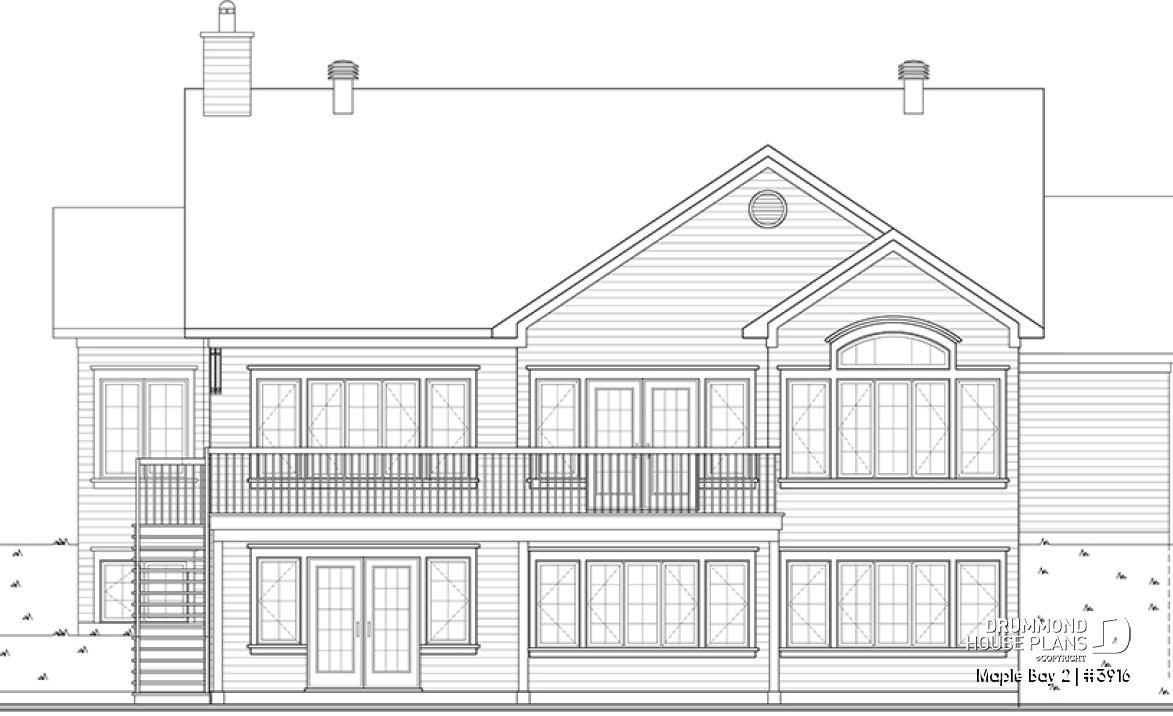 rear elevation - Maple Bay 2