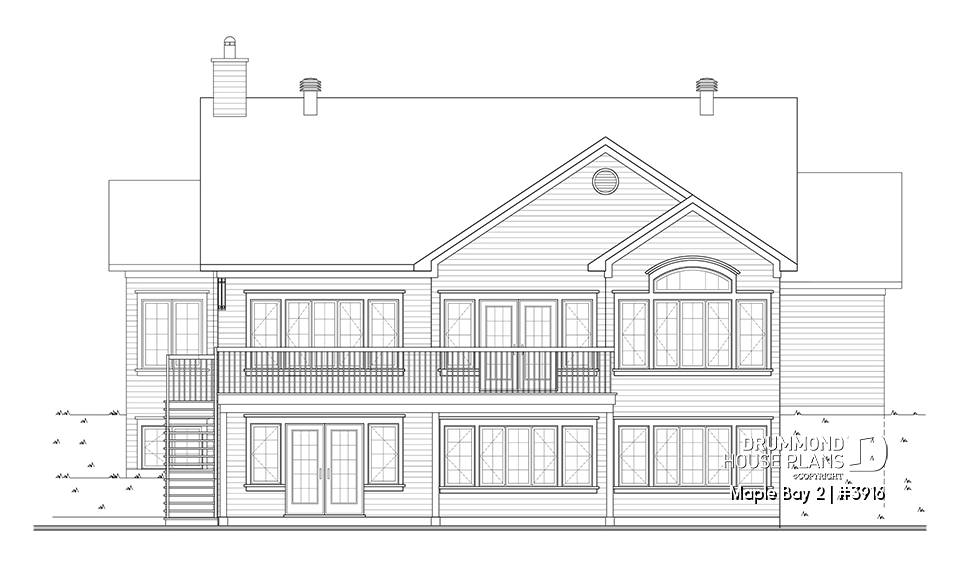rear elevation - Maple Bay 2
