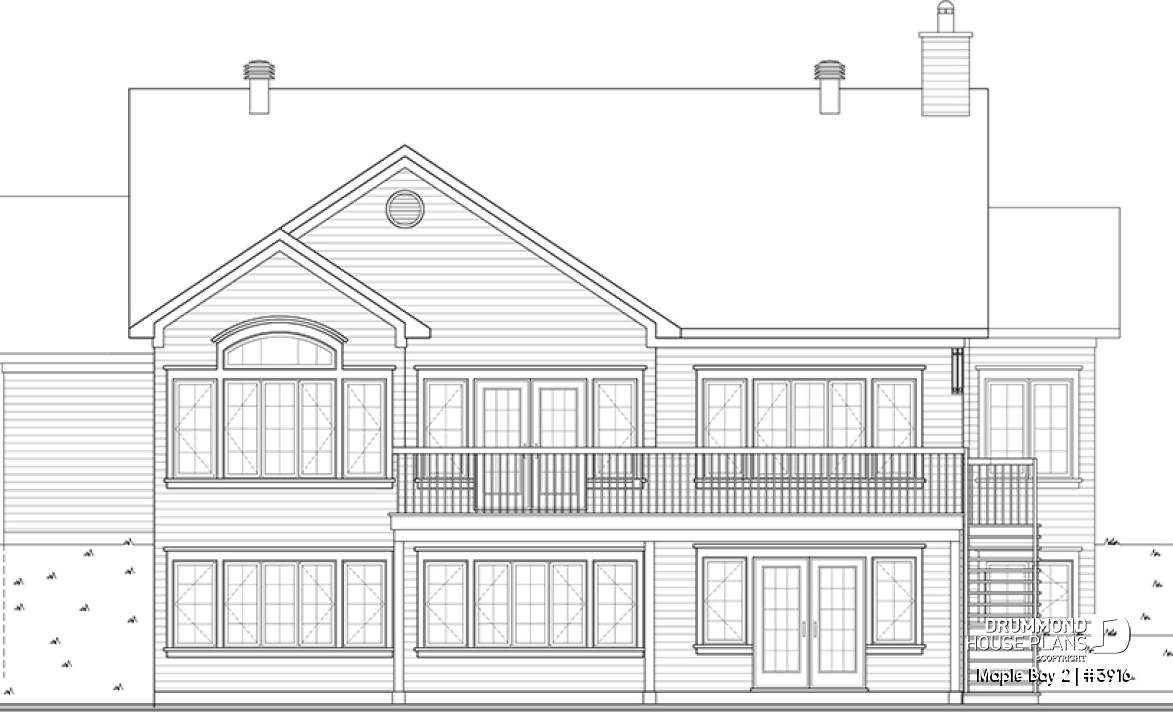 rear elevation - Maple Bay 2