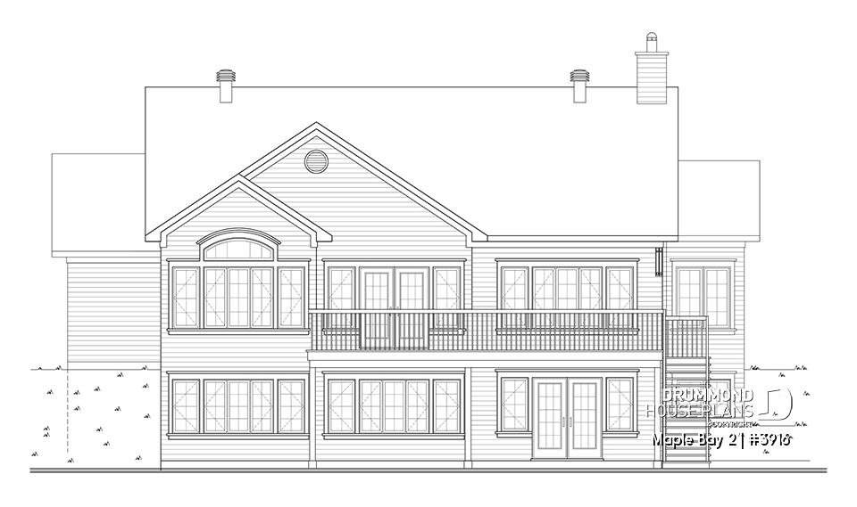 rear elevation - Maple Bay 2