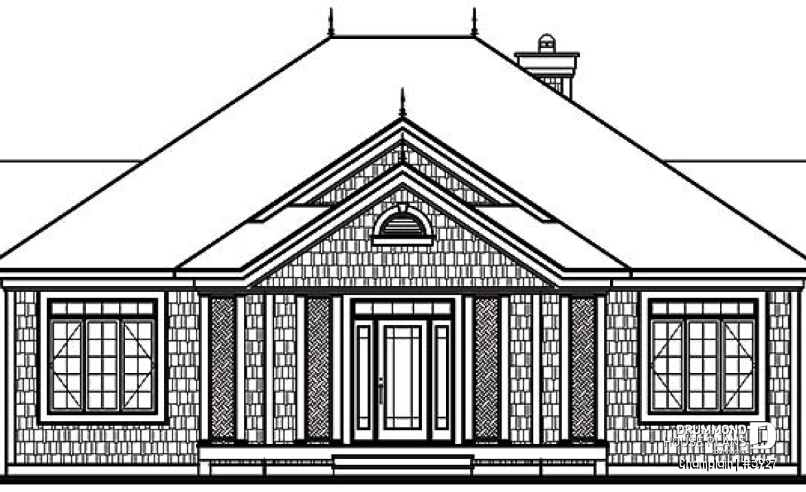 front elevation - Champlain